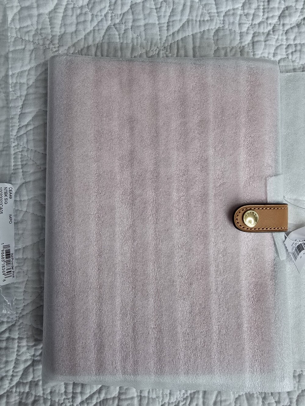 Coach Powder Pink Signature Notebook - Picture 5 of 6